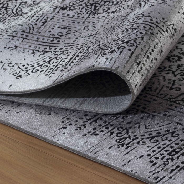 Elite Lunova vloerkleed laagpolig rechthoek 120x170cm grijs