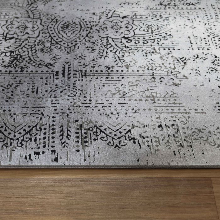 Elite Lunova vloerkleed laagpolig rechthoek 120x170cm grijs