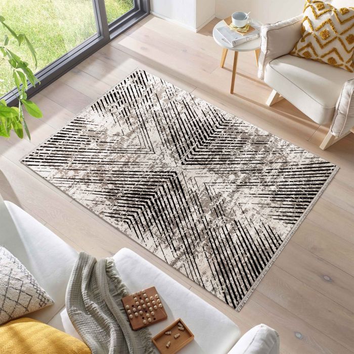 Elite Zynara vloerkleed laagpolig rechthoek 160x230cm beige
