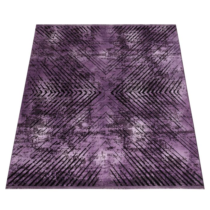 Elite Zynara vloerkleed laagpolig rechthoek 200x290cm lila