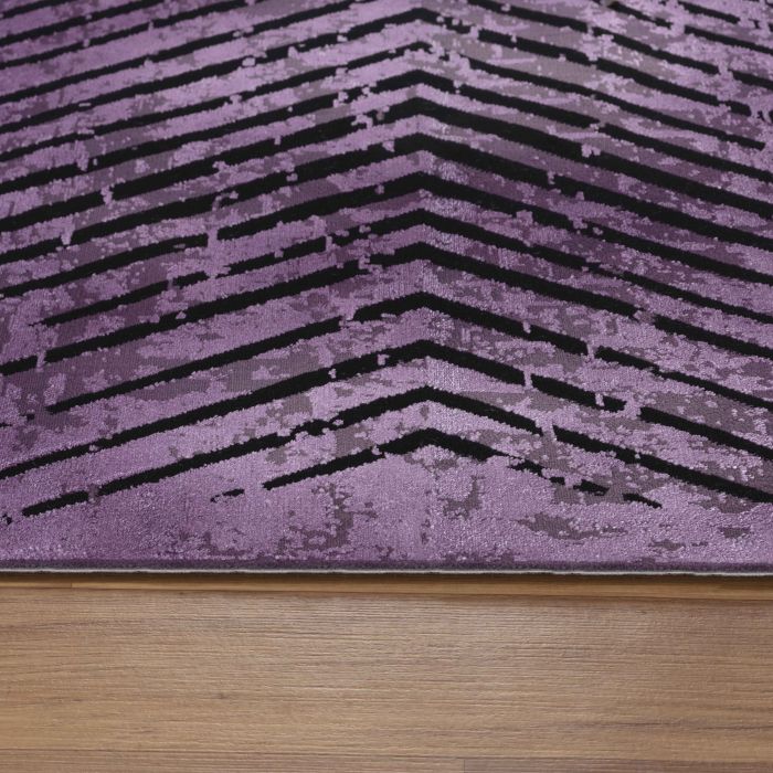 Elite Zynara vloerkleed laagpolig rechthoek 200x290cm lila