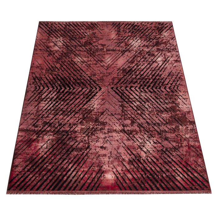Elite Zynara vloerkleed laagpolig rechthoek 120x170cm rood
