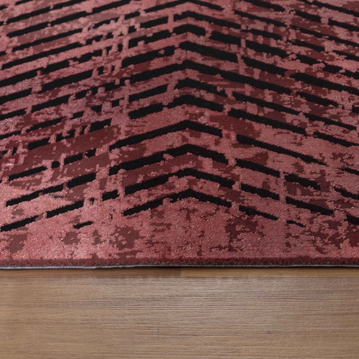 Elite Zynara vloerkleed laagpolig rechthoek 240x340cm rood