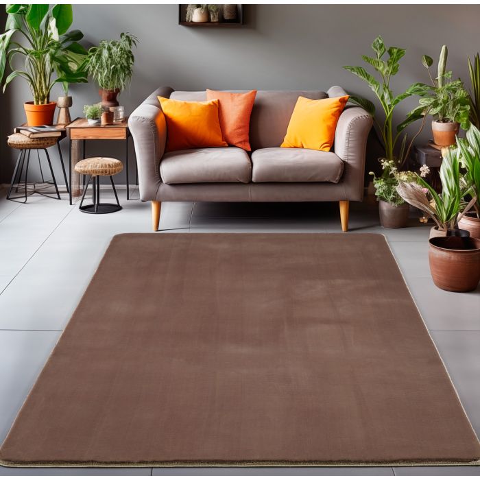 Luxy vloerkleed hoogpolig loper 80x250cm beige