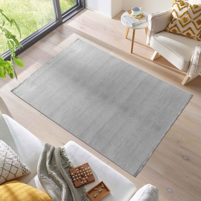 Style Lunix vloerkleed laagpolig loper 80x150cm grijs
