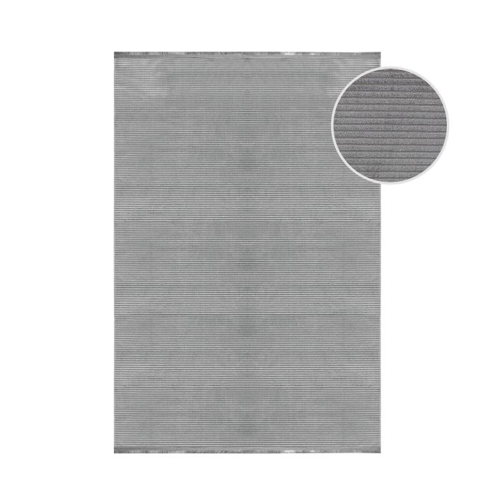 Style Lunix vloerkleed laagpolig rechthoek 200x290cm grijs