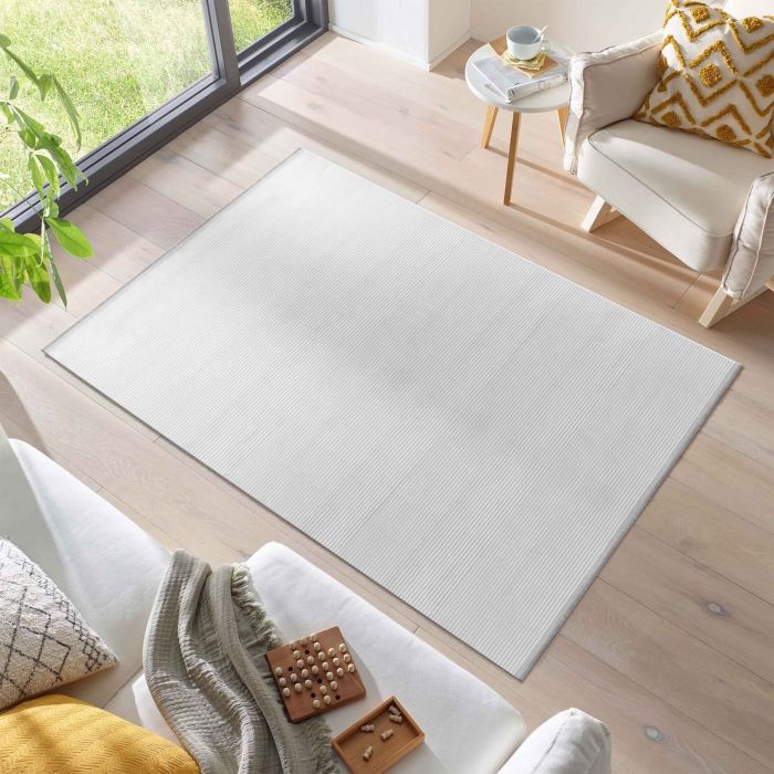 Style Lunix vloerkleed laagpolig rechthoek 240x340cm zilver
