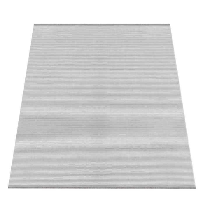 Style Lunix vloerkleed laagpolig rechthoek 240x340cm zilver