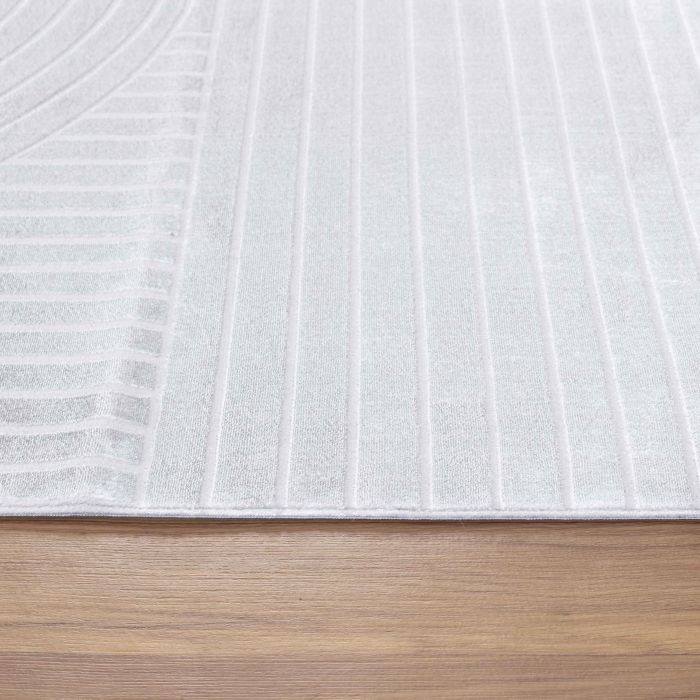 Style Orvyn vloerkleed laagpolig rechthoek 120x170cm zilver
