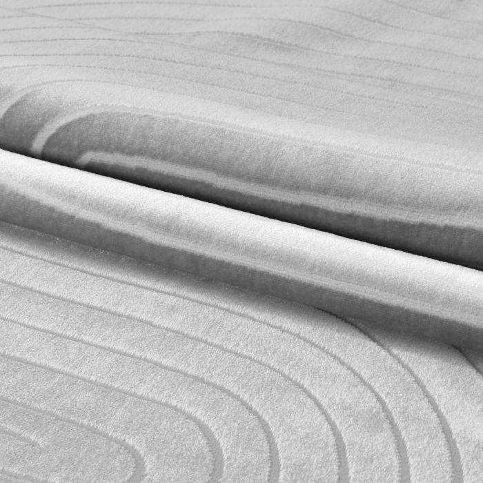 Style Orvyn vloerkleed laagpolig rechthoek 120x170cm zilver