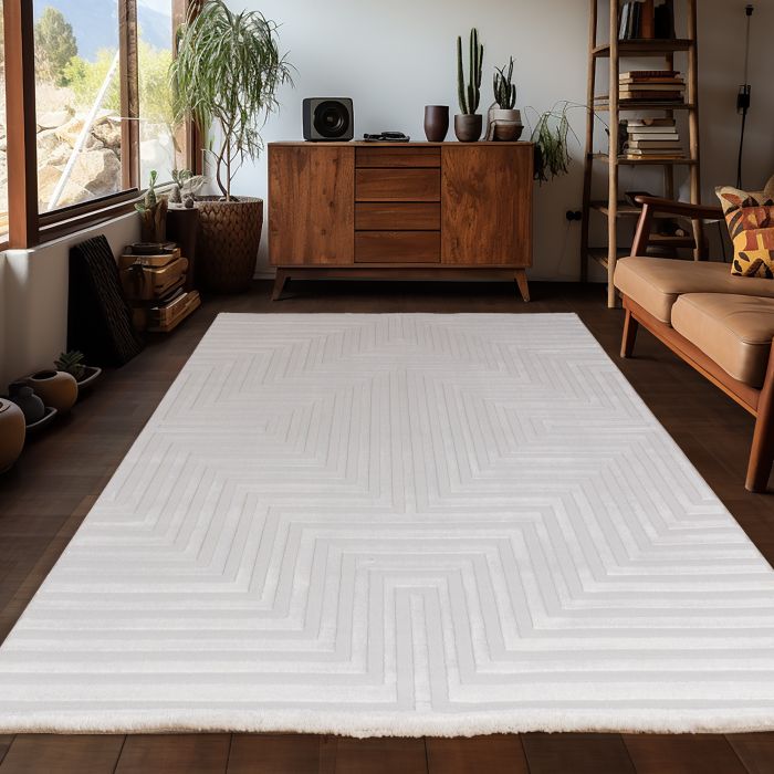 Sahara Veyra vloerkleed laagpolig rechthoek 240x340cm crème
