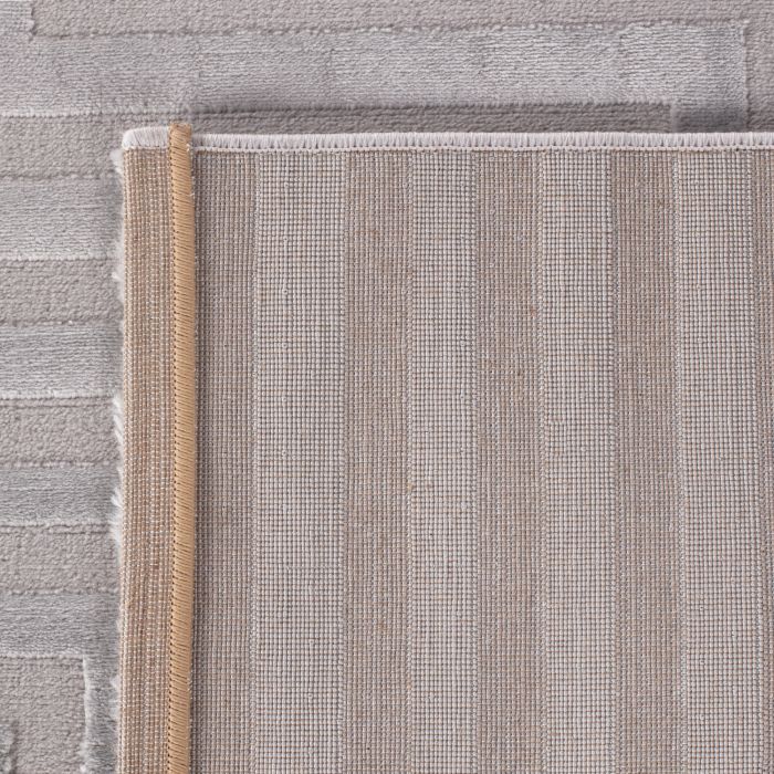 Sahara Veyra vloerkleed laagpolig rechthoek 160x230cm zilver