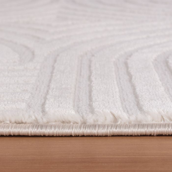 Sahara Lirix vloerkleed laagpolig rechthoek 120x170cm crème