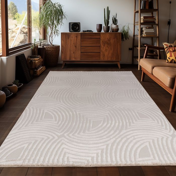 Sahara Nevra vloerkleed laagpolig rechthoek 240x340cm beige
