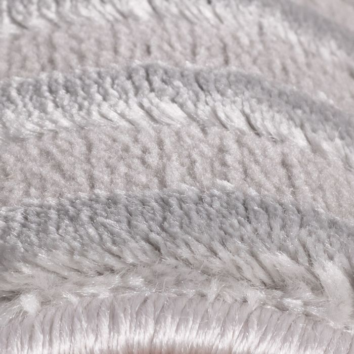Sahara Zelora vloerkleed laagpolig rechthoek 240x340cm zilver
