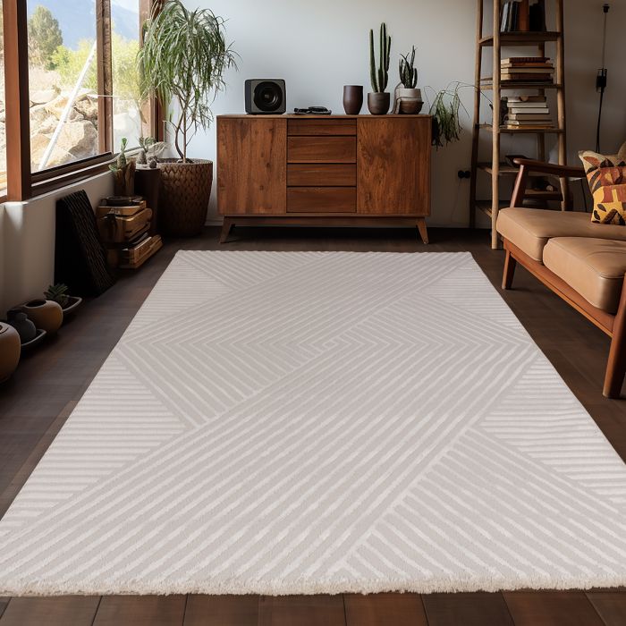 Sahara Aryon vloerkleed laagpolig rechthoek 200x290cm beige
