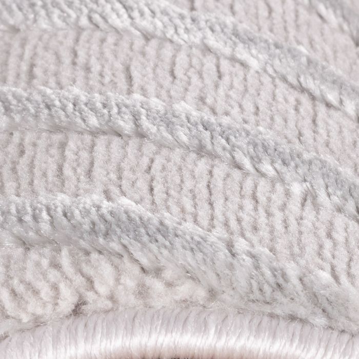 Sahara Aryon vloerkleed laagpolig rechthoek 240x340cm zilver