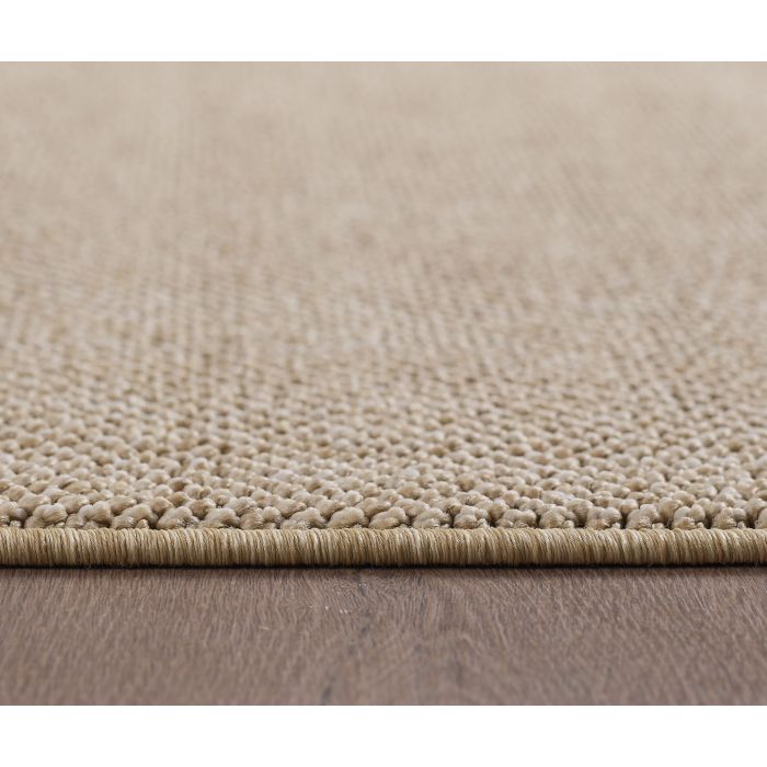 Loom vloerkleed laagpolig rechthoek 160x230cm beige