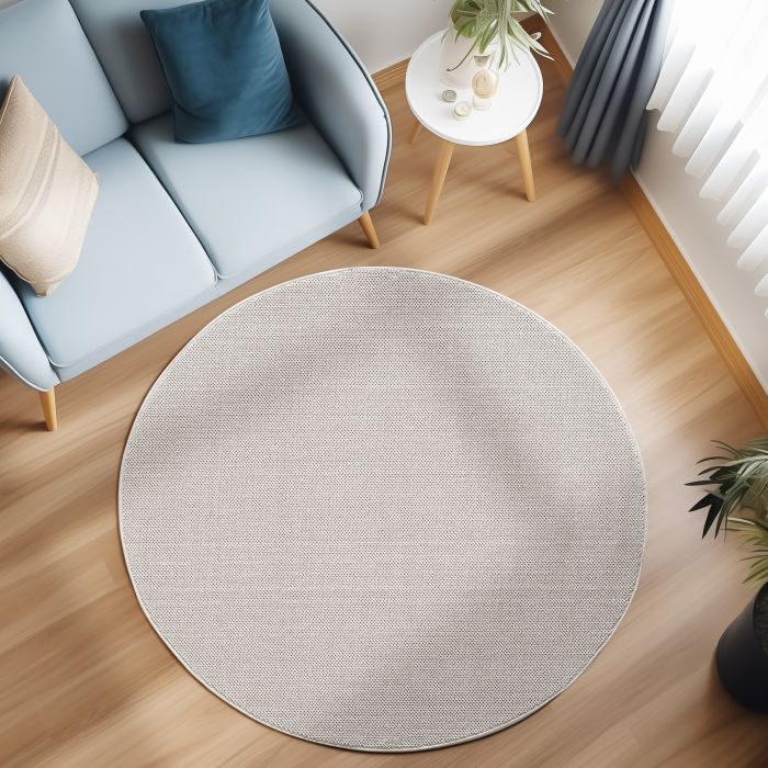 Loom vloerkleed laagpolig rechthoek 160x230cm crème