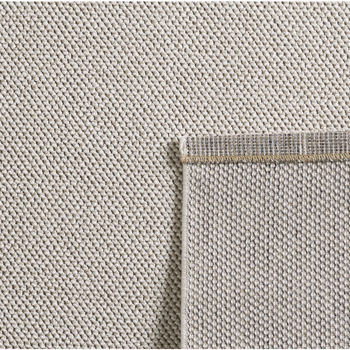 Loom vloerkleed laagpolig rechthoek 160x230cm crème