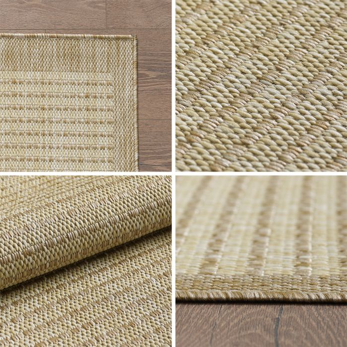 Giza buitenkleed rond Ø 120cm beige