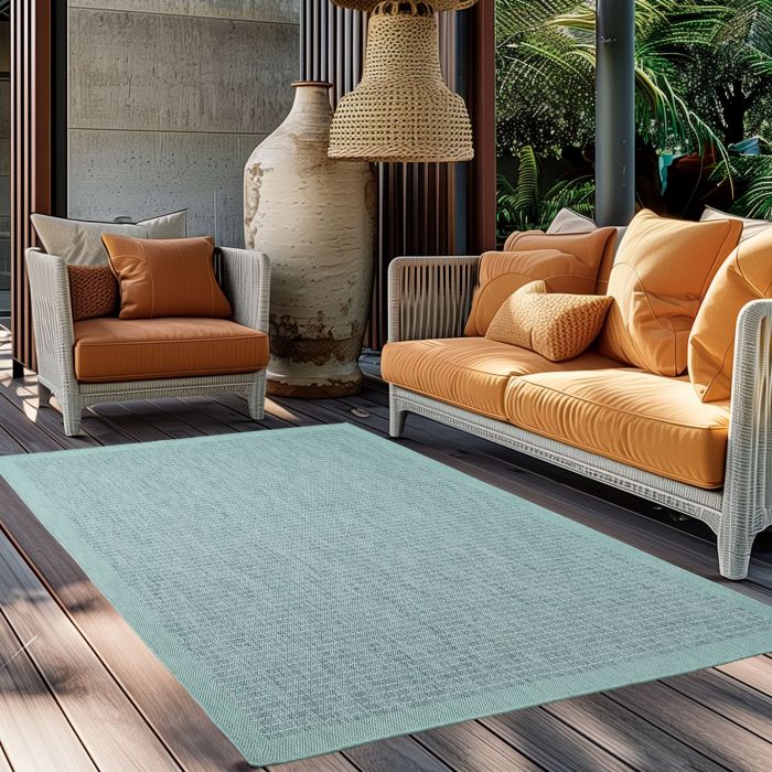 Giza buitenkleed rond Ø 200cm blauw