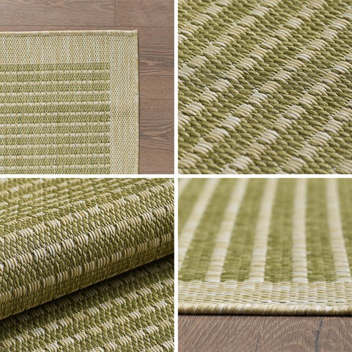 Giza buitenkleed loper 80x150cm groen