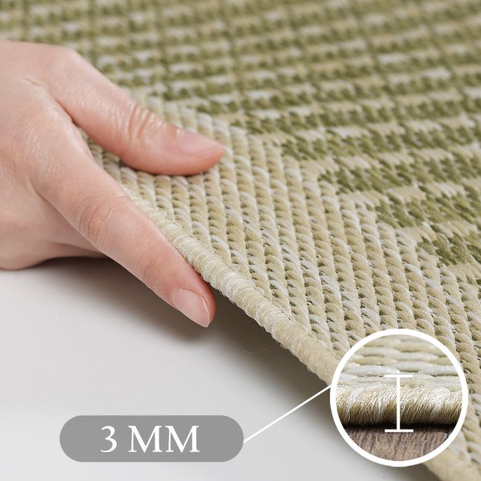 Giza buitenkleed loper 80x150cm groen