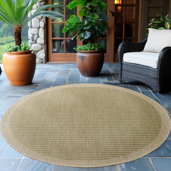 Giza buitenkleed rond Ø 160cm groen