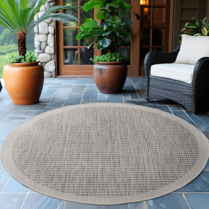 Giza buitenkleed rechthoek 120x170cm grijs