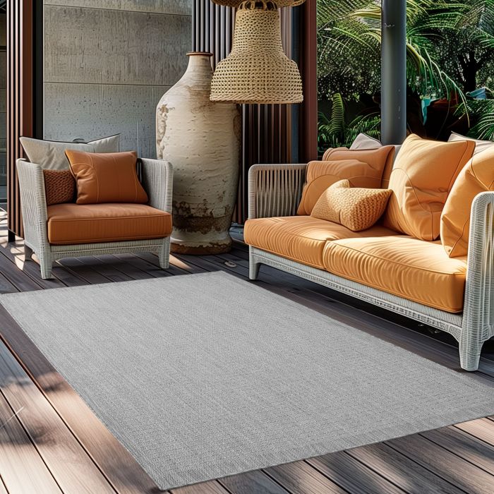 Giza buitenkleed rond Ø 160cm grijs