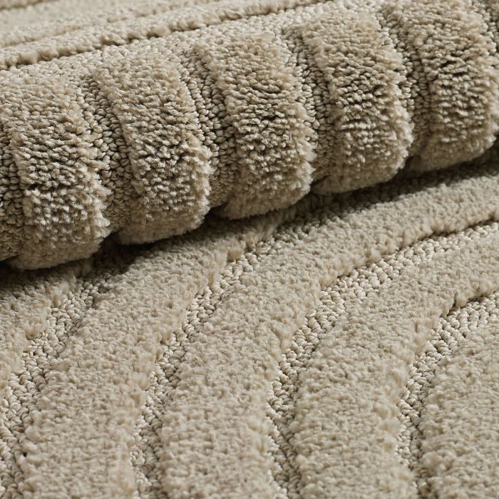 Art vloerkleed hoogpolig rechthoek 120x170cm beige