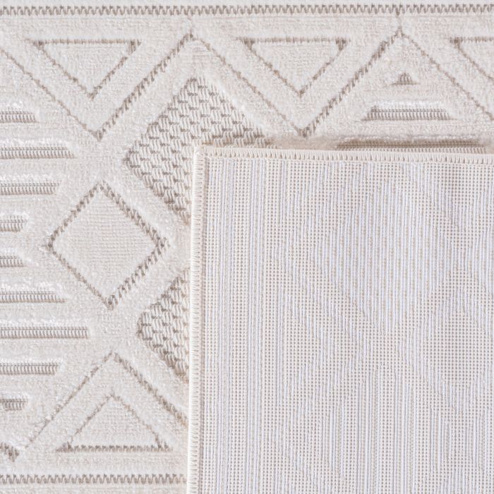 Doha Zynox vloerkleed laagpolig rechthoek 160x230cm crème