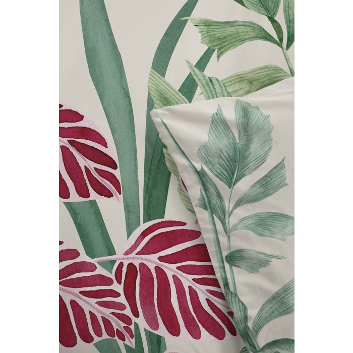 Jungle Romance dekbedovertrek 155x220cm gebroken wit