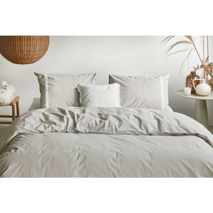 Timeless Chic dekbedovertrek 200x220cm zandkleur