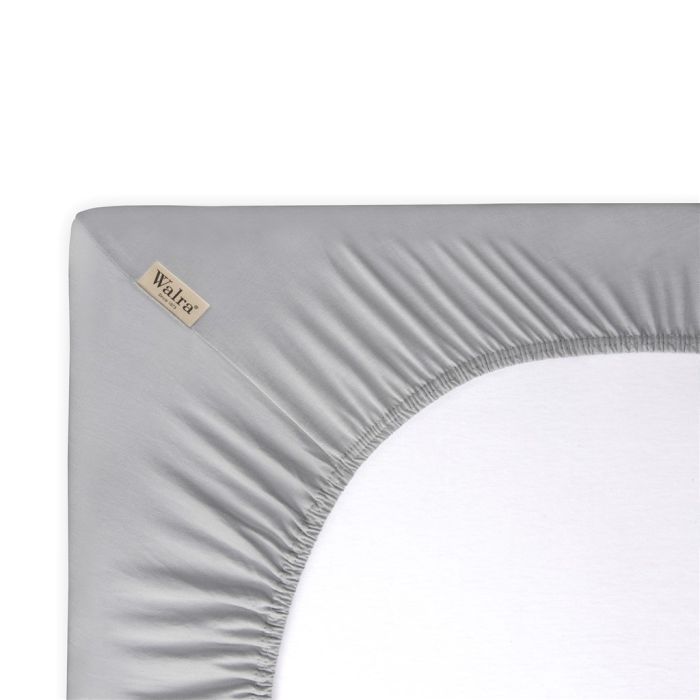 Jersey Stretch hoeslaken 90x220cm grijs