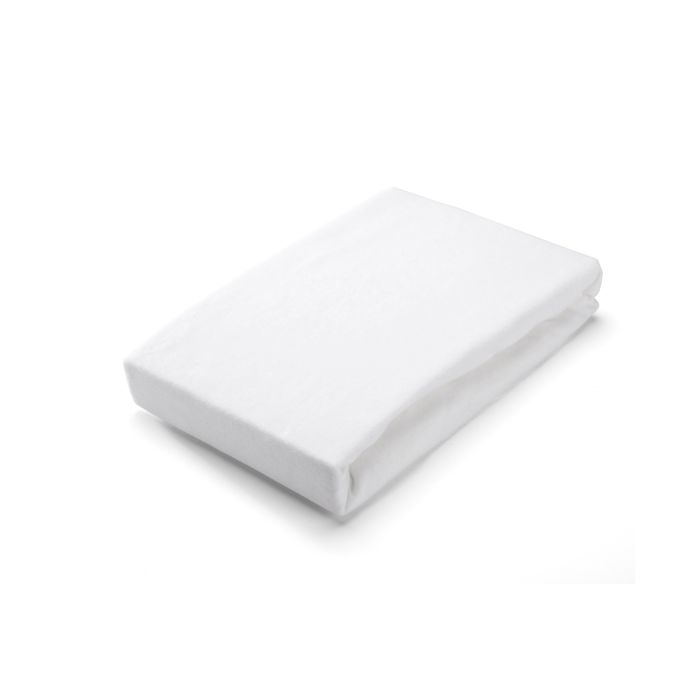 Cotton Cover enkele splittopper molton 180x220cm wit
