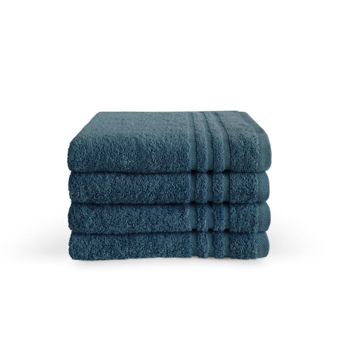 Bath Basics baddoek 50x100cm donkerblauw