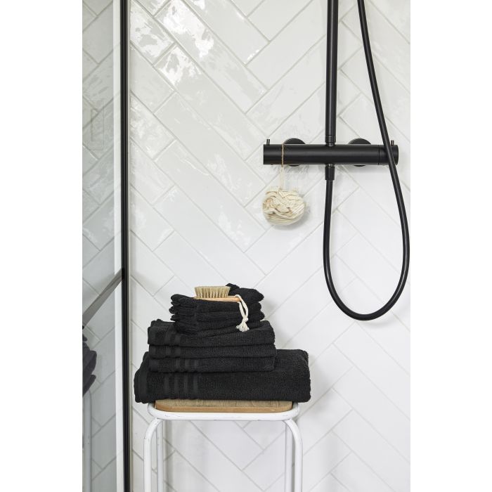 Bath Basics badlaken 70x140cm zwart