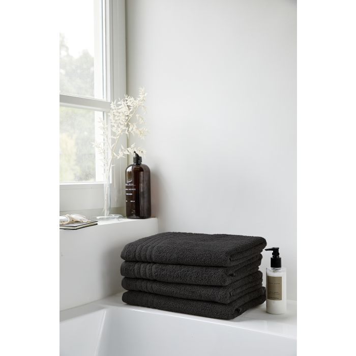 Bath Basics badlaken 70x140cm zwart
