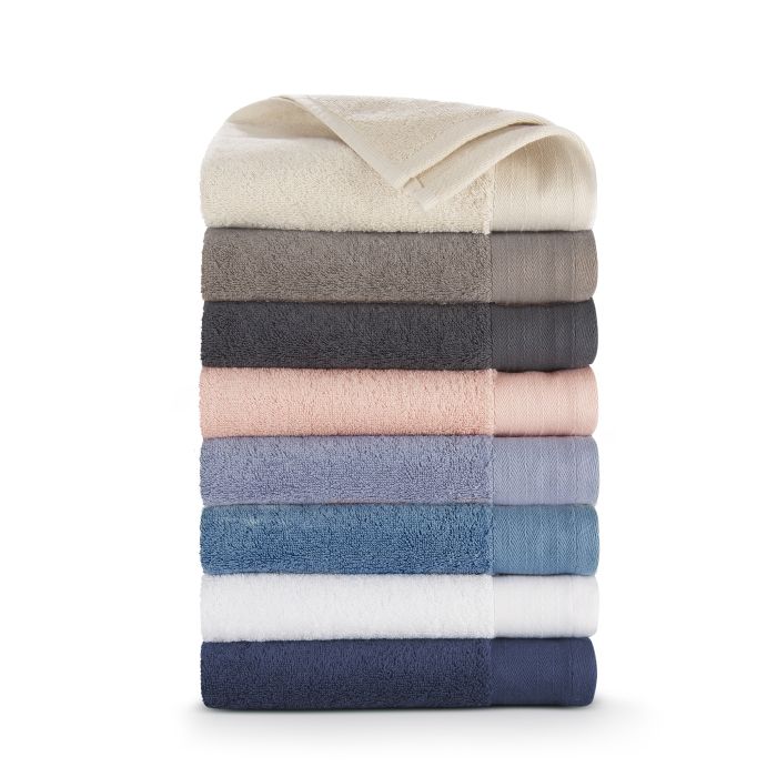 Soft Cotton baddoek 50x100cm kiezelgrijs