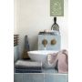 Remade Cotton gastendoek 30x50cm blauw (2 stuks)