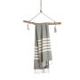 Sunshade Happiness hamamdoek/fouta 100x180cm legergroen