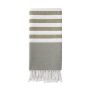 Sunshade Happiness hamamdoek/fouta 100x180cm legergroen