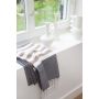 Sunshade Happiness hamamdoek/fouta 100x180cm off-black