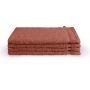 Bath Basics washand 16x21cm terra (4 stuks)