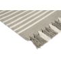 Stripes & Structure badmat 60x100cm taupe/wit