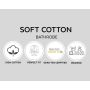 Soft Terry badjas S/M crème