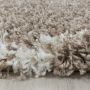 Alvor Shaggy vloerkleed hoogpolig rechthoek 280x370cm beige