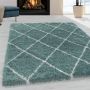 Alvor Shaggy vloerkleed hoogpolig rechthoek 160x230cm blauw